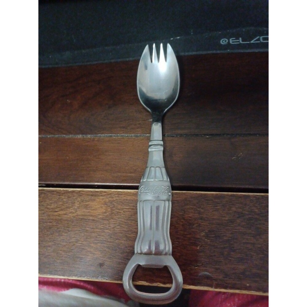 Gibson 18/0 Stainless Steel Coca-Cola Bottle Opener Spork Coke Bottle Handle
